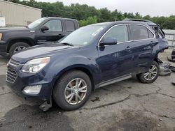 Salvage cars for sale at Exeter, RI auction: 2016 Chevrolet Equinox LT