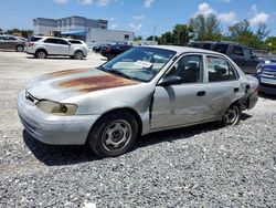 Salvage cars for sale at Opa Locka, FL auction: 1999 Toyota Corolla VE