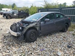 Salvage cars for sale at Candia, NH auction: 2015 Honda Civic LX