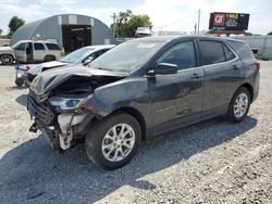 Salvage cars for sale at Wichita, KS auction: 2021 Chevrolet Equinox LT