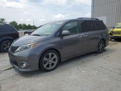 Toyota salvage cars for sale: 2017 Toyota Sienna SE