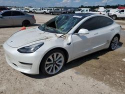 Salvage cars for sale from Copart Houston, TX: 2020 Tesla Model 3