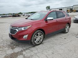 Salvage cars for sale at Kansas City, KS auction: 2019 Chevrolet Equinox Premier