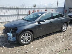 Salvage trucks for sale at Appleton, WI auction: 2017 Chevrolet Malibu LT