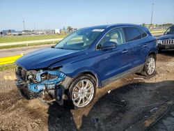 Salvage cars for sale at Woodhaven, MI auction: 2019 Lincoln MKC Reserve