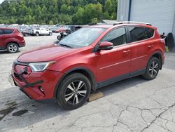 Salvage cars for sale at Hurricane, WV auction: 2017 Toyota Rav4 XLE