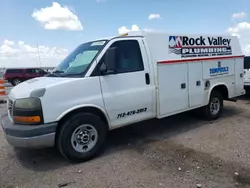 Salvage trucks for sale at Greenwood, NE auction: 2012 GMC Savana Cutaway G3500