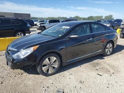 Salvage cars for sale at Kansas City, KS auction: 2015 Hyundai Sonata Hybrid