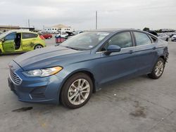 Salvage cars for sale from Copart Grand Prairie, TX: 2019 Ford Fusion SE