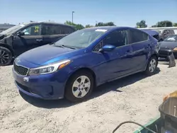 Salvage cars for sale at Sacramento, CA auction: 2017 KIA Forte LX