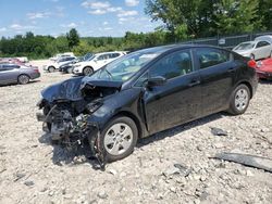 Salvage cars for sale at Candia, NH auction: 2015 KIA Forte LX