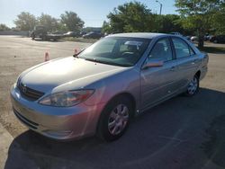 Toyota Vehiculos salvage en venta: 2003 Toyota Camry LE