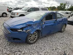 Salvage cars for sale at Wayland, MI auction: 2017 Ford Fusion SE