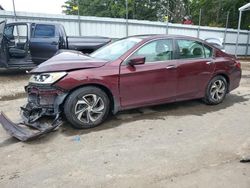 Salvage cars for sale at Austell, GA auction: 2016 Honda Accord LX