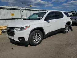 Salvage cars for sale at Dyer, IN auction: 2018 Chevrolet Traverse LS