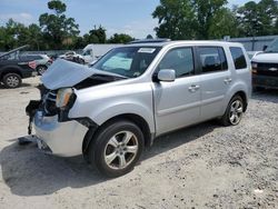 Salvage cars for sale at Hampton, VA auction: 2012 Honda Pilot EXL