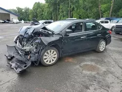 Salvage cars for sale at East Granby, CT auction: 2017 Nissan Sentra S