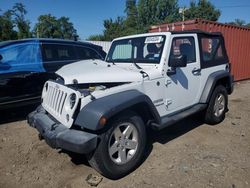 Vehiculos salvage en venta de Copart Baltimore, MD: 2015 Jeep Wrangler Sport