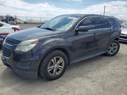 Salvage cars for sale at North Las Vegas, NV auction: 2016 Chevrolet Equinox LS