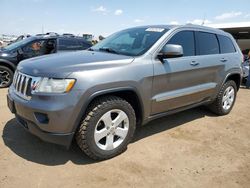 Salvage cars for sale at Brighton, CO auction: 2012 Jeep Grand Cherokee Laredo