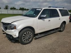 Salvage cars for sale from Copart Houston, TX: 2016 Lincoln Navigator L Select