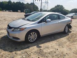 Honda salvage cars for sale: 2012 Honda Civic EX