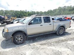 Nissan Frontier Crew cab xe salvage cars for sale: 2002 Nissan Frontier Crew Cab XE