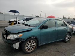 Toyota Corolla salvage cars for sale: 2009 Toyota Corolla Base