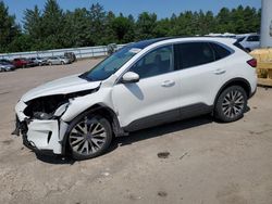 Ford salvage cars for sale: 2020 Ford Escape Titanium