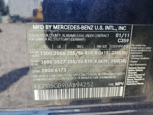 2011 Mercedes-Benz ML 350