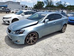 Salvage cars for sale at Opa Locka, FL auction: 2007 Lexus IS 250