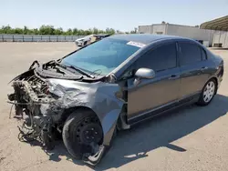 Salvage cars for sale at Fresno, CA auction: 2011 Honda Civic LX