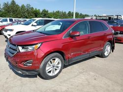 Salvage cars for sale at Eldridge, IA auction: 2015 Ford Edge SEL