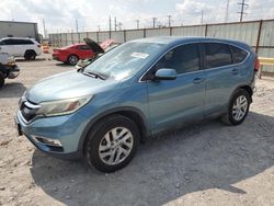 Salvage cars for sale at Haslet, TX auction: 2015 Honda CR-V EX