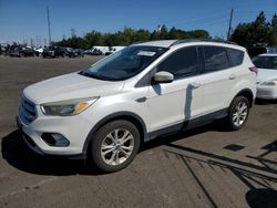 Salvage cars for sale at Denver, CO auction: 2018 Ford Escape SE