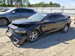 Chevrolet salvage cars for sale: 2018 Chevrolet Malibu LS