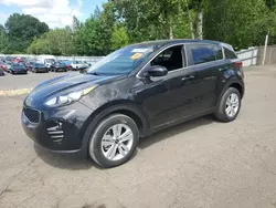 Salvage cars for sale at Portland, OR auction: 2018 KIA Sportage LX