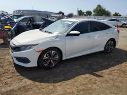 Salvage cars for sale at San Diego, CA auction: 2018 Honda Civic EX