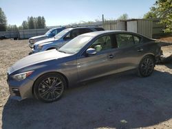 Salvage cars for sale at Arlington, WA auction: 2016 Infiniti Q50 RED Sport 400