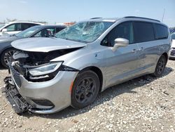 Salvage cars for sale at Cahokia Heights, IL auction: 2021 Chrysler Pacifica Hybrid Touring L