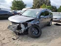 Chevrolet salvage cars for sale: 2019 Chevrolet Traverse LT