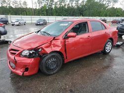 Vehiculos salvage en venta de Copart Harleyville, SC: 2013 Toyota Corolla Base