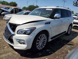 Salvage cars for sale at Columbus, OH auction: 2016 Infiniti QX80