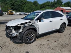 Salvage cars for sale at Mendon, MA auction: 2015 Lexus RX 350 Base