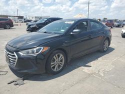 Salvage cars for sale at Grand Prairie, TX auction: 2017 Hyundai Elantra SE