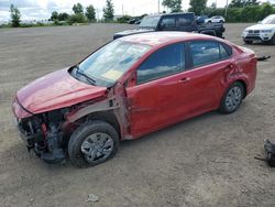 Salvage cars for sale at Montreal Est, QC auction: 2020 KIA Rio LX