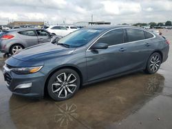 Chevrolet salvage cars for sale: 2021 Chevrolet Malibu RS