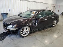 Salvage cars for sale at Windham, ME auction: 2014 Nissan Maxima S