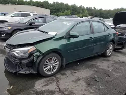 Salvage cars for sale at Exeter, RI auction: 2015 Toyota Corolla L