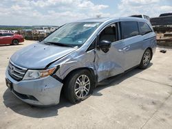 Salvage cars for sale at Grand Prairie, TX auction: 2011 Honda Odyssey EXL